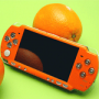 Orange Face Plate för PSP SLIM 2000 (liten bild)