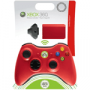 Röd Trådlös Xbox 360-handkontroll - inkl. Play & Charge-kit (liten bild)