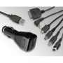 USB & Bil-adapter för alla modeller av PSP, DS, iPhone/iPod, Nokia (liten bild)