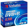 Verbatim DVD+R DL 5-pack 2.4x hastighet (klarar 6x) (liten bild)
